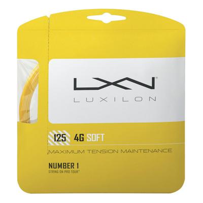 Luxilon 4G Soft Tennis String Set - Gold - main image