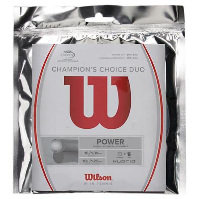 Wilson Champions Choice Duo Hybrid Tennis String Set - main image