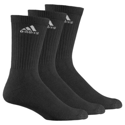 Adidas Half Cushion Socks (3 Pairs) - Black