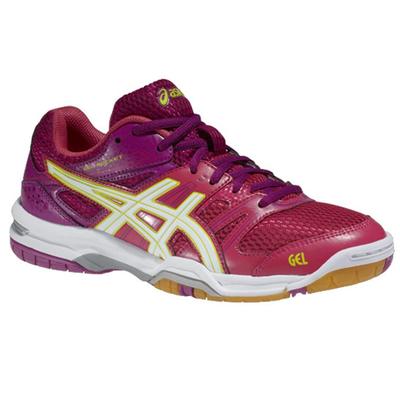 Asics Womens GEL-Rocket 7 Indoor Court Shoes - Magenta/White - main image