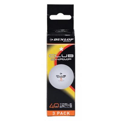 Dunlop Club Championship Table Tennis Ball - Pack of 3 - main image