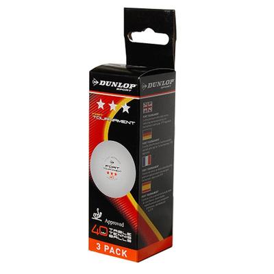Dunlop Fort 3 Star Table Tennis Ball - pack of 3