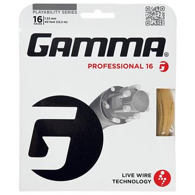 Gamma Professional 16 Tennis String Set - Natural - main image
