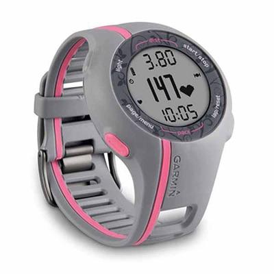 Garmin Forerunner 110 GPS Watch with HRM - Grey/Pink