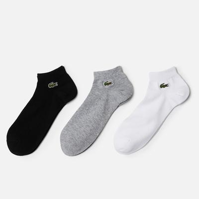 Lacoste Sport Socks (3 Pairs) - White/Black/Grey - main image
