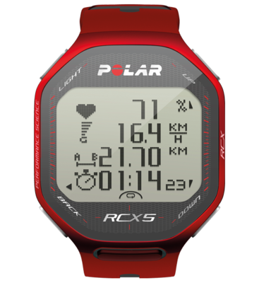 Polar RCX5 GPS Enabled Sports Watch - Red