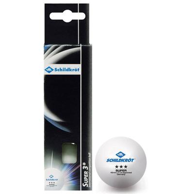 Schildkrot 3 Star Table Tennis Balls (Pack of 3) - White