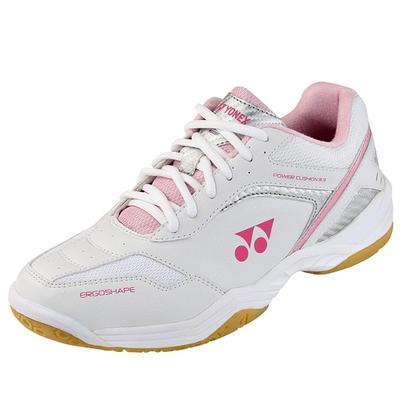 Yonex SHB 33LX Womens Badminton Shoes - White/Pink - main image