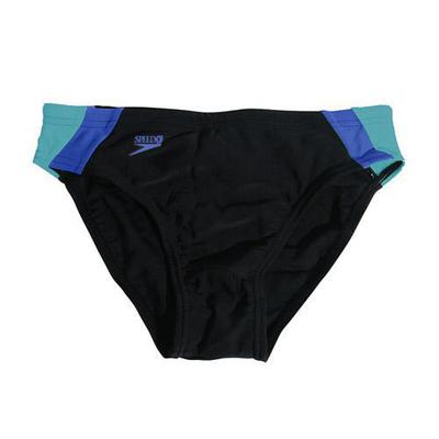 Speedo Boys Action Swimming Brief - Black/Blue - main image