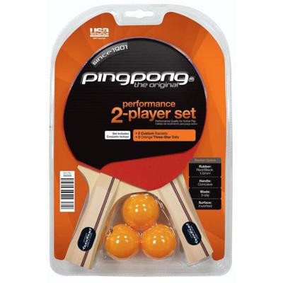 Ping-Pong Performance 2 Player Table Tennis Bat Set