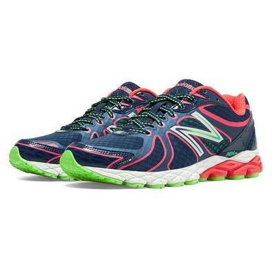 New Balance W870v3 Womens (B) Running Shoes - Blue/Coral Pink - main image