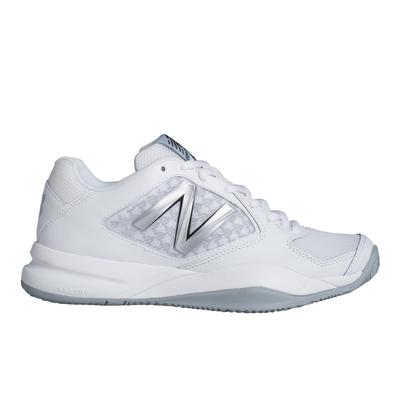 New Balance Womens 696v2 Tennis Shoes - White/Silver (B) - main image