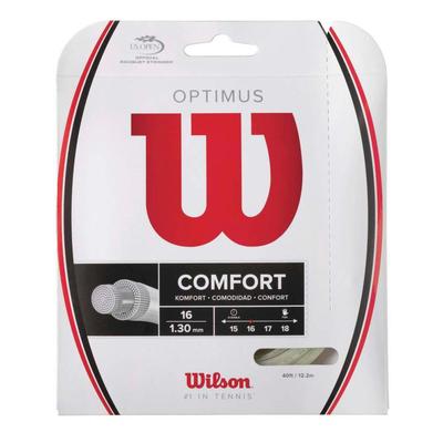 Wilson Optimus 16 (1.30mm) Tennis String Set - White - main image
