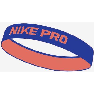 Nike Pro Headband - Hyper Cobalt/Bright Mango - main image
