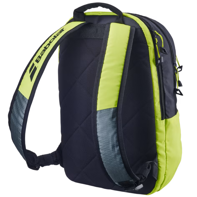 Babolat Kids Backpack - Metallic Grey/Fluo Yellow - main image