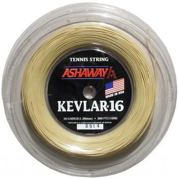 Ashaway Kevlar 16 (1.30mm) 110m Tennis String Reel - Gold