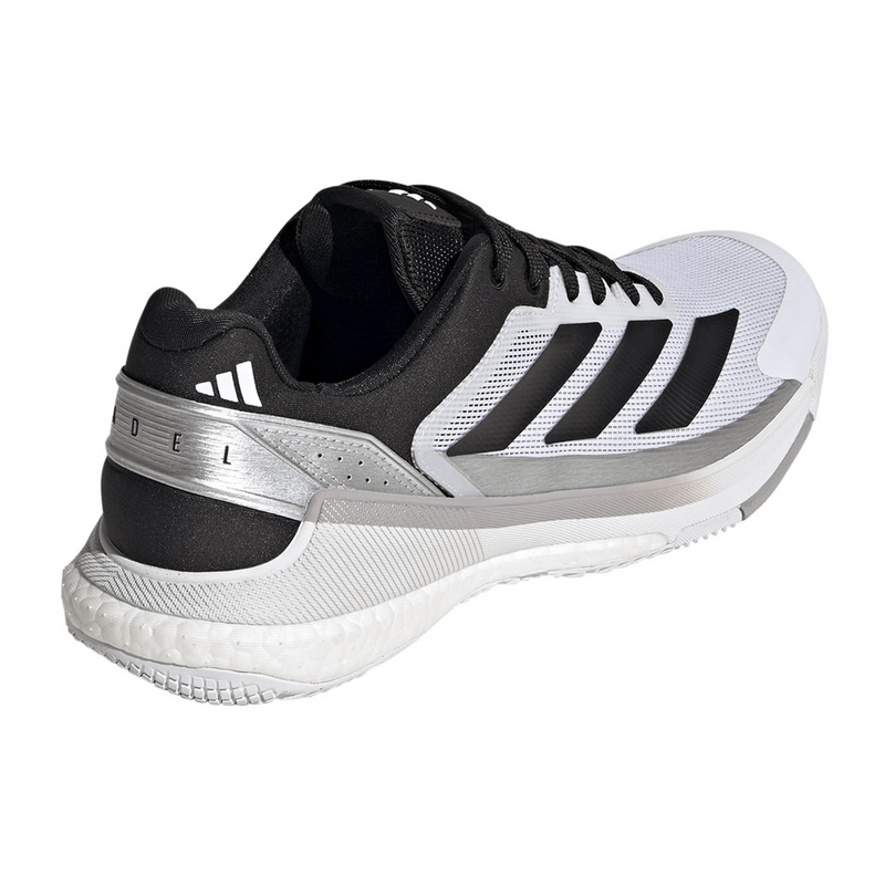 Adidas Mens Crazyquick Light Strike Padel Shoes - Cloud White/Silver Metallic/Core Black - main image