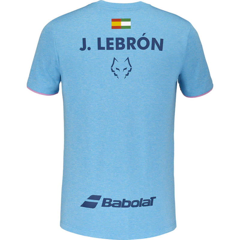 Babolat Mens Lebron Padel Crew Neck Tee - Cyan - main image