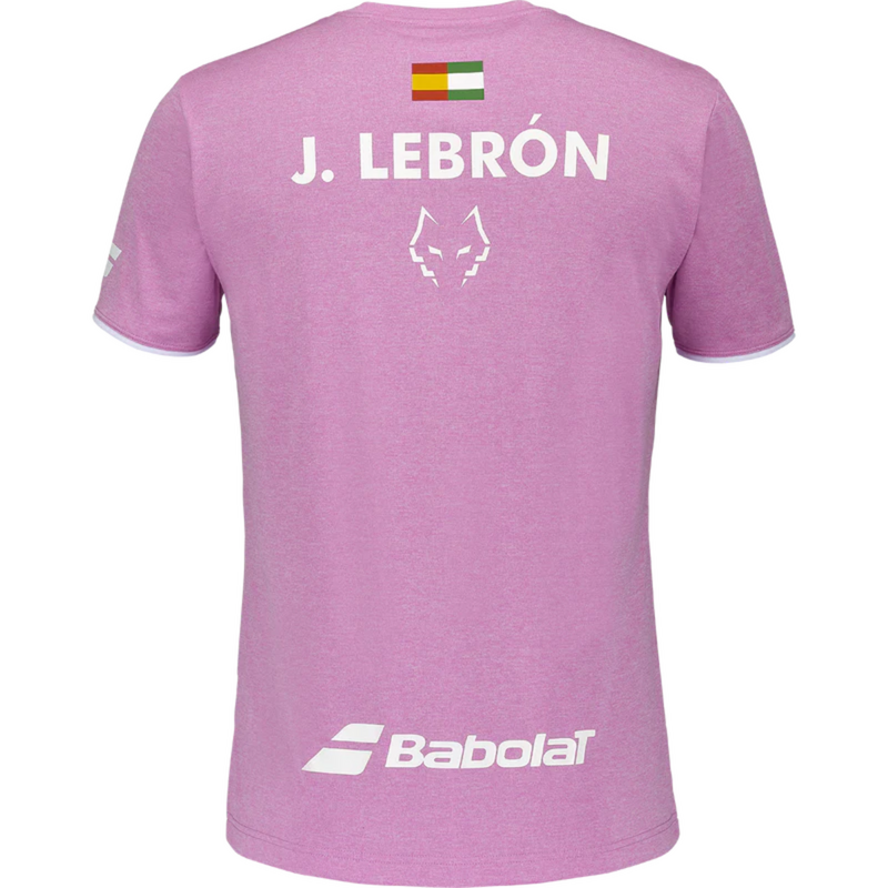 Babolat Mens Lebron Padel Crew Neck Tee - Pink - main image
