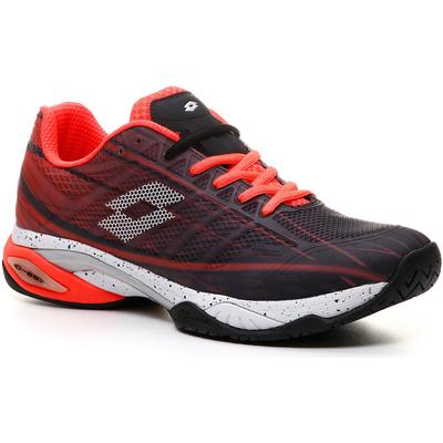 Lotto Mens Mirage 300 Tennis Shoes - Fiery Coral/All White/All Black