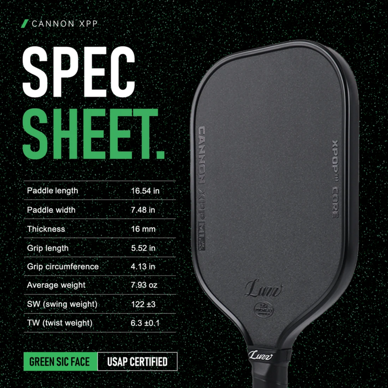 Luzz Cannon XXP M1 Pickleball Paddle - main image