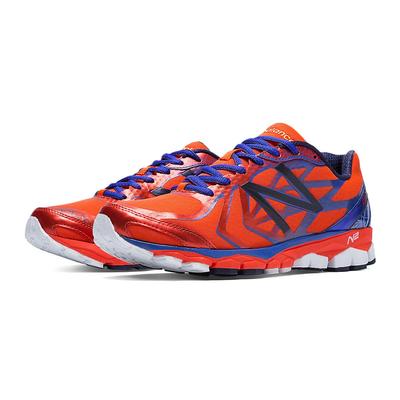 New Balance M1080v4 Mens (D) Running Shoes - Orange/Blue - main image