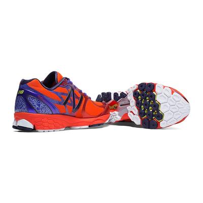 New Balance M1080v4 Mens (D) Running Shoes - Orange/Blue - main image