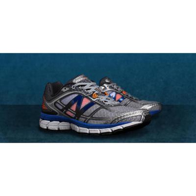 New Balance M860v5 Mens (D) Running Shoes - Silver/Optic Blue - main image