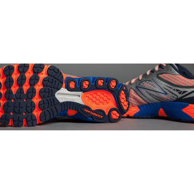 New Balance M870v3 Mens (D) Running Shoes - Silver/Orange/Blue - main image