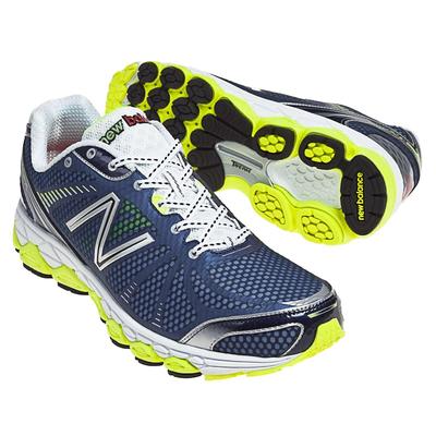 New Balance M880v3 Mens (D) Running Shoes - Navy/Yellow - main image