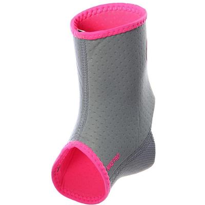 Nike Pro Combat Hyperstrong Ankle Sleeve - Grey/Pink