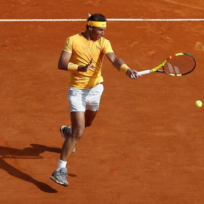Nike Mens AeroReact Rafa Top - Laser Orange - main image