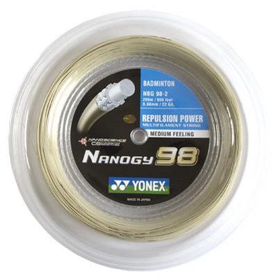 Yonex Nanogy 98 200m Badminton String Reel - Gold - main image