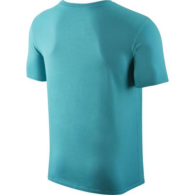 Nike Mens Court French Stripe Tee - Light Retro/Midnight Navy - main image