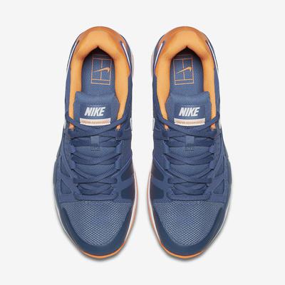 Nike Mens Air Vapor Advantage Tennis Shoes - Blue/Citrus - main image