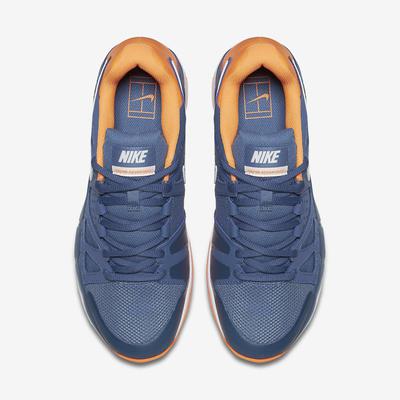Nike Mens Air Vapor Advantage Tennis Shoes - Blue/Citrus - main image