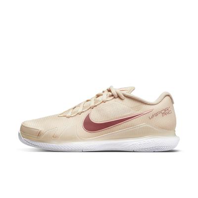 Nike Womens Air Zoom Vapor Pro Tennis Shoes - Pearl White/Bleached Coral/Canyon Rust - main image