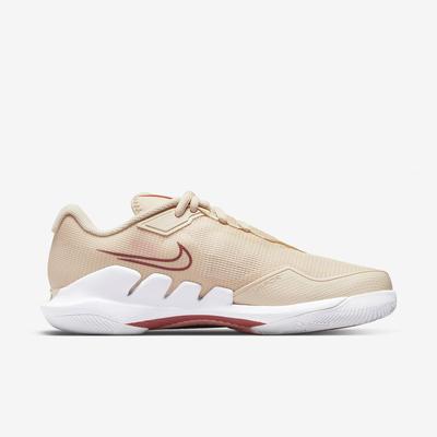 Nike Womens Air Zoom Vapor Pro Tennis Shoes - Pearl White/Bleached Coral/Canyon Rust - main image