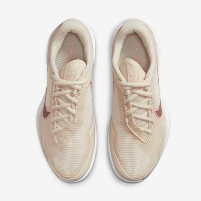 Nike Womens Air Zoom Vapor Pro Tennis Shoes - Pearl White/Bleached Coral/Canyon Rust - main image