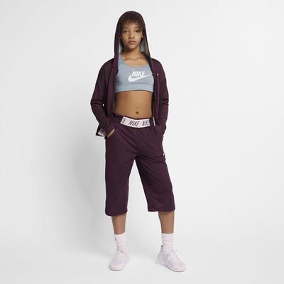 Nike Girls Full-Zip Training Hoodie - Bordeaux - main image