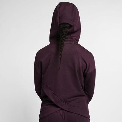Nike Girls Full-Zip Training Hoodie - Bordeaux - main image