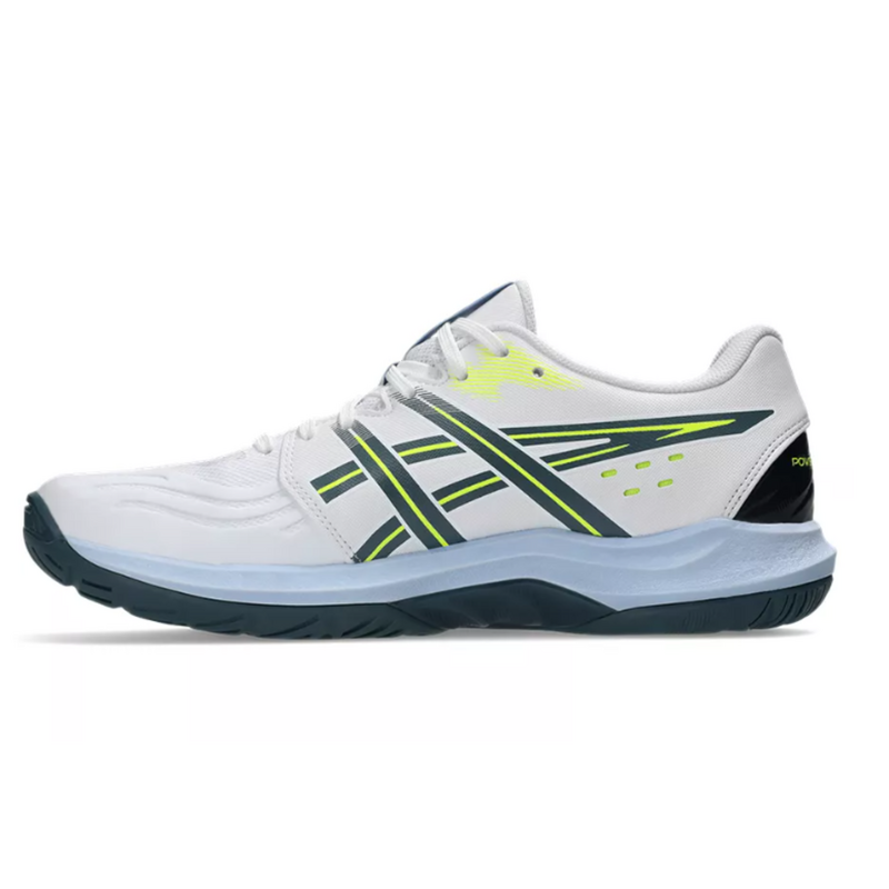Asics Mens PowerBreak FF Indoor Shoes - White/Raw Indigo - main image