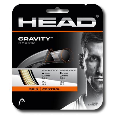 White/Silver Authorized Dealer HEAD Gravity 17 Hybrid Tennis String Mini Reel 