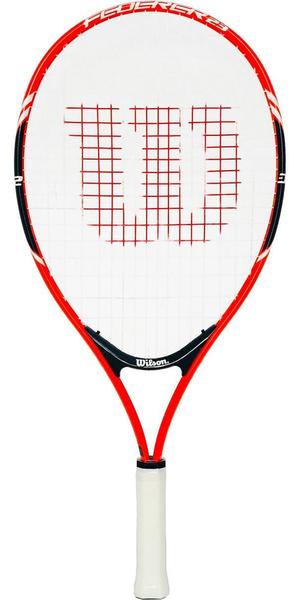 Wilson Federer 23 Inch Junior Tennis Racket (Aluminium) - Red/Black - main image