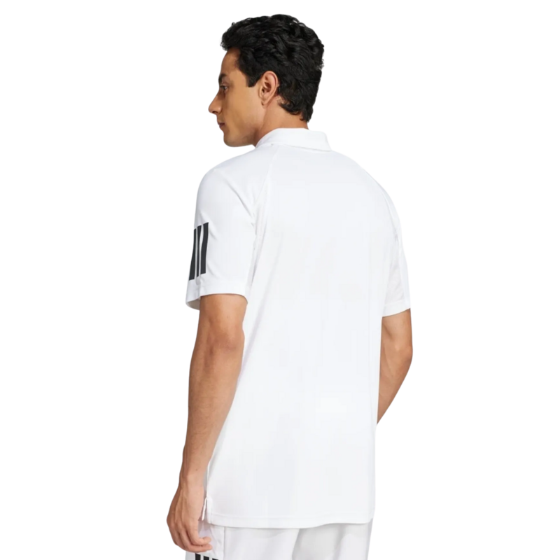 Adidas Mens Club 3-Stipes Polo Shirt - White - main image