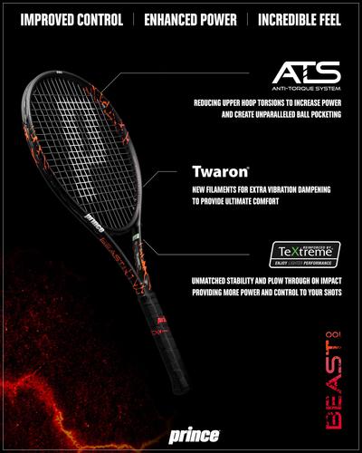 Prince Beast 100 (265g) Tennis Racket [Frame Only] - main image