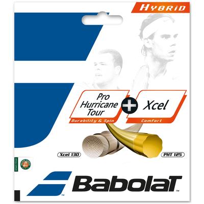 Babolat Pro Hurricane Tour + Xcel Hybrid String Set