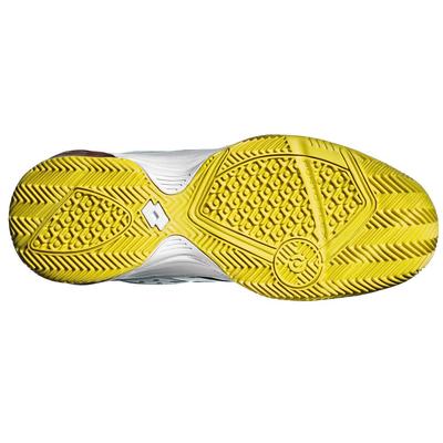 Lotto Womens Vector VI Tennis Shoes - White/Yellow/Silver - main image