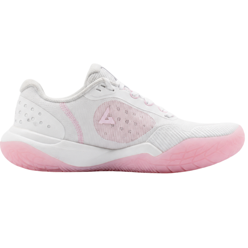 JOOLA Womens R4LLy Pickleball Shoes - White/Light Pink - main image