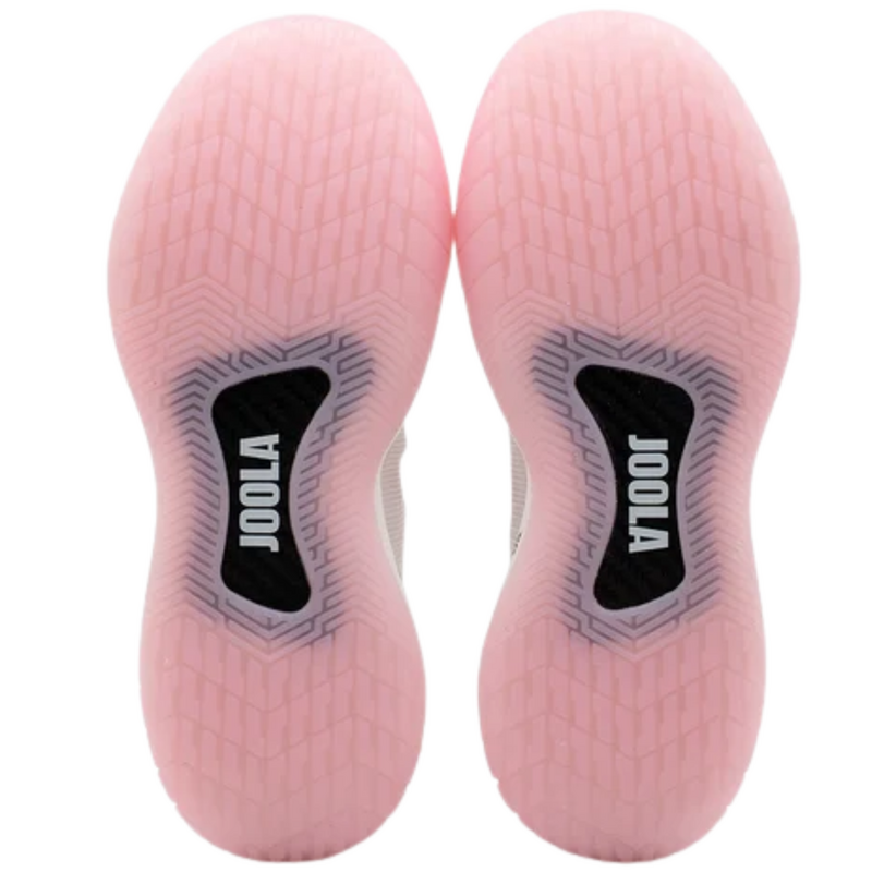 JOOLA Womens R4LLy Pickleball Shoes - White/Light Pink - main image